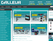 Tablet Screenshot of dalleva.com.ar